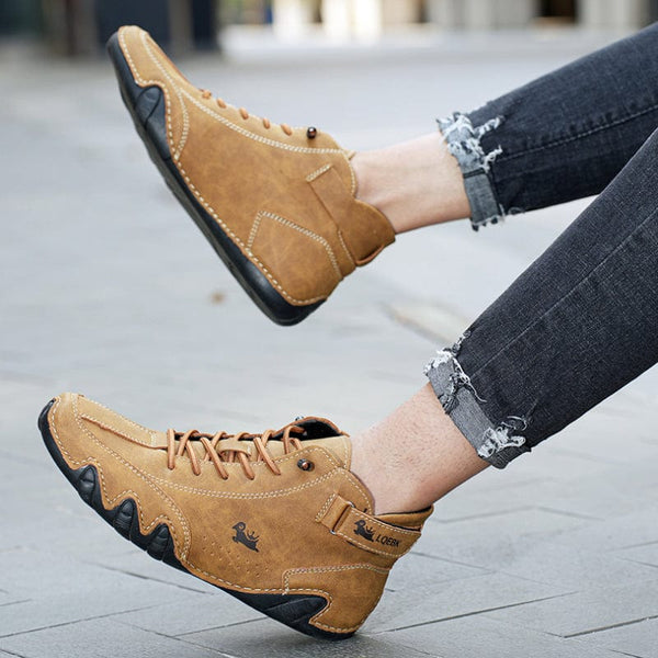 Lively® Wandara Orthoschuhe - Ultra-bequeme und rutschfeste Barfußschuhe aus Echtleder (Unisex)